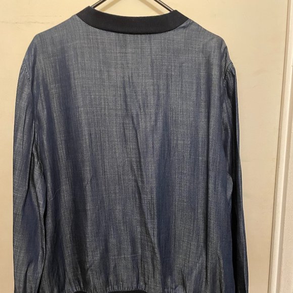 Women's New York & Company Soho Zippered Flight Jacket - Size XXL - Picture 4 of 7